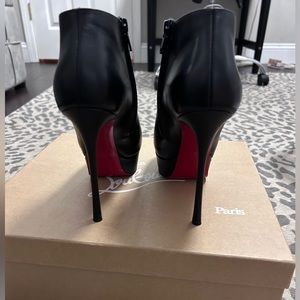 Christian Louboutin 130 calf skin booties
